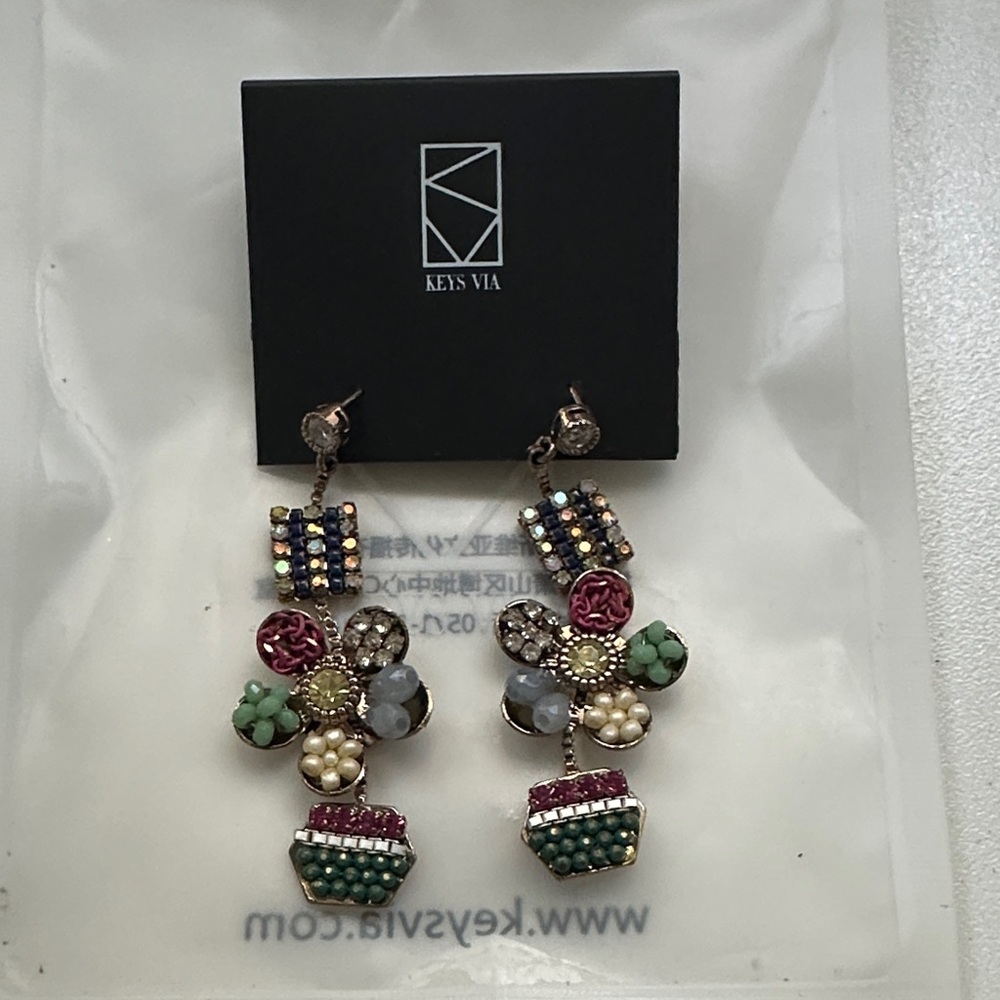 Multicolor Statement Earrings